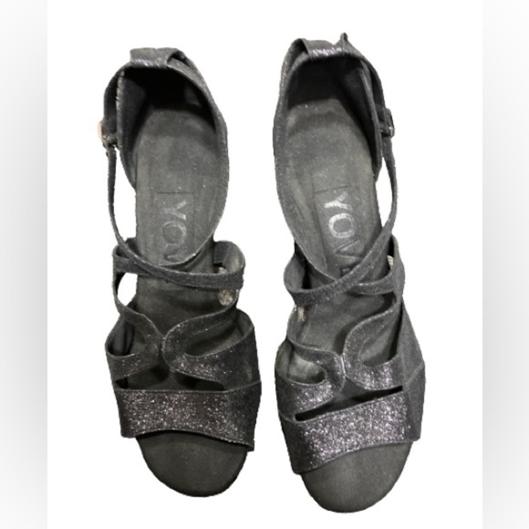 Yove Dance/salsa shoes, sz 7.5 - Picture 1 of 4
